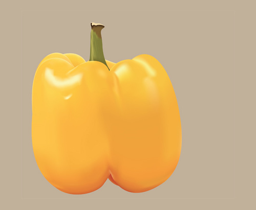 illustration of a paprika